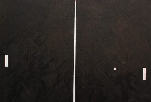 Autorretrato (pong) · Óleo sobre lino · 110cm X 130cm · 2009